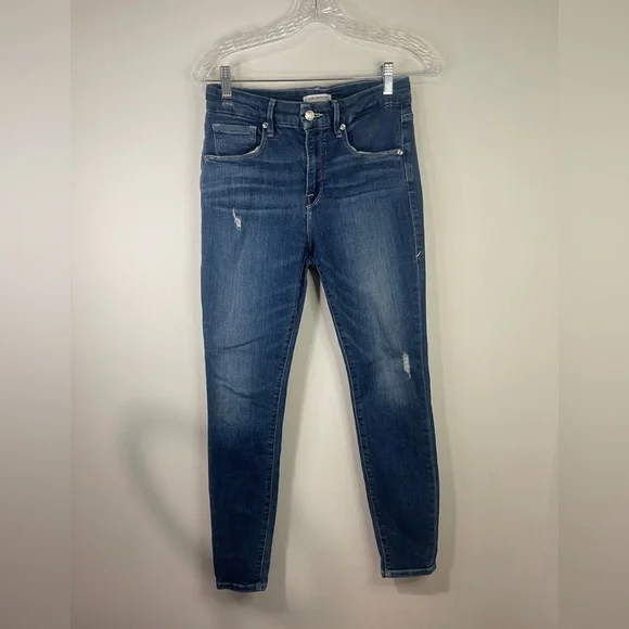 Good American Dark Blue Skinny Jeans - Picture 3 of 10